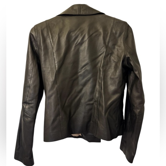Real Leather Jacket - Massimo Dutti - Picture 3 of 5